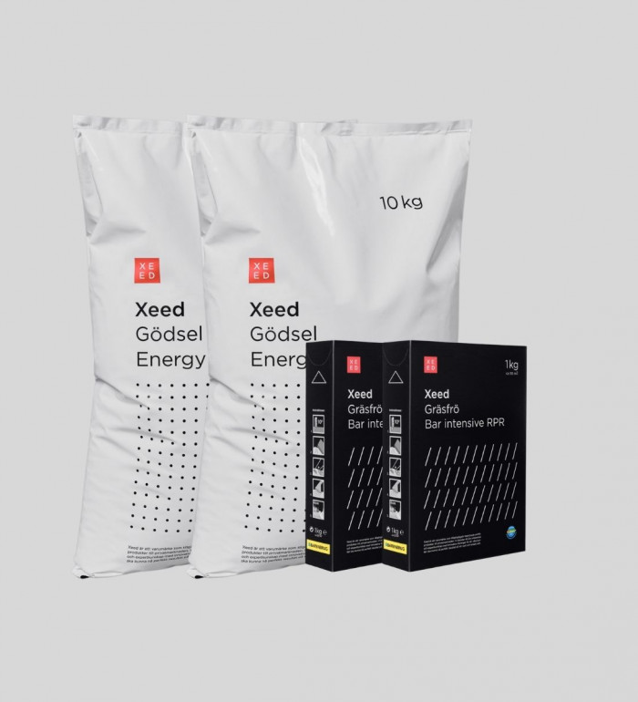 Gräsfrö & Gödsel vårpaket ca 700 kvm