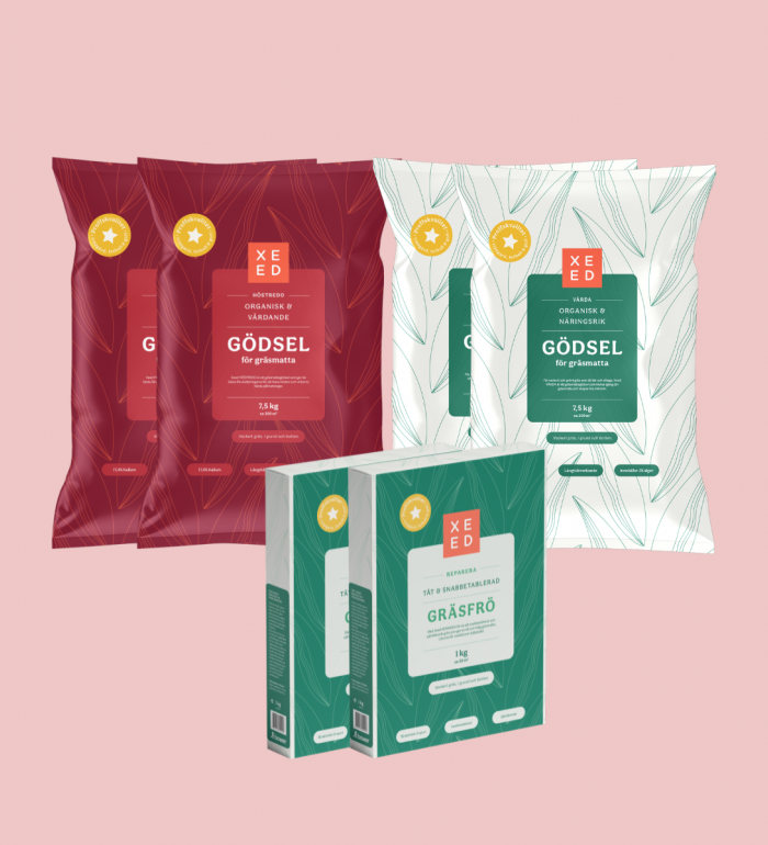 Gödsel & Gräsfrö - Sommar & höstpaket...