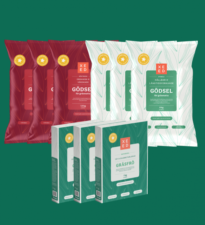 Gödsel & Gräsfrö - Sommar & höstpaket...